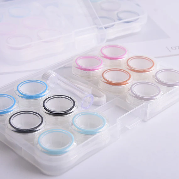 6-in-1 Clear Contact Lens Organizer Storage Case - Image 3