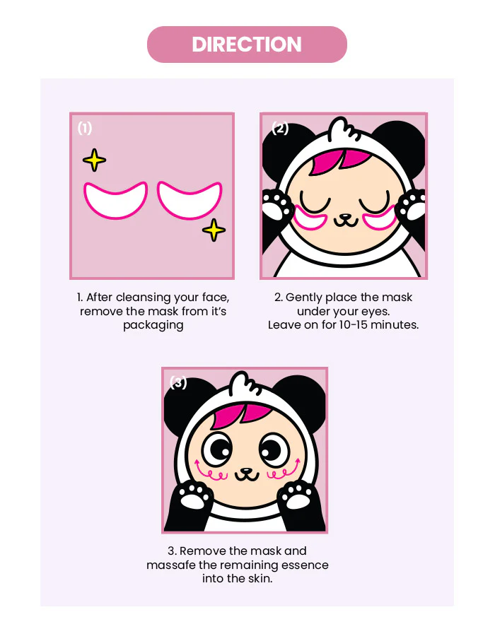 Angry Panda Eye Mask (Set of 20) - Image 8