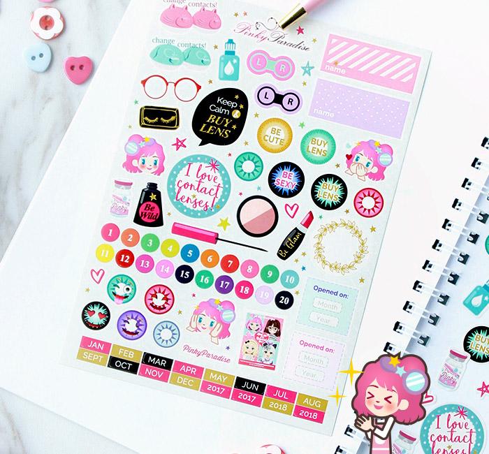 Circle Lens Lover Stickers - Image 2