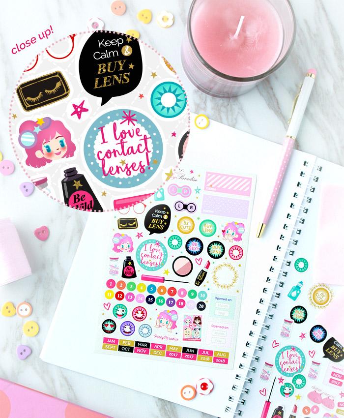 Circle Lens Lover Stickers - Image 3