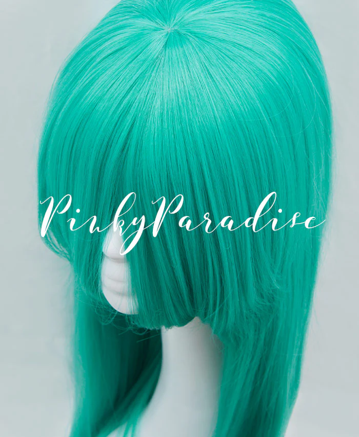 Green Teal Long Straight 90cm - Image 2